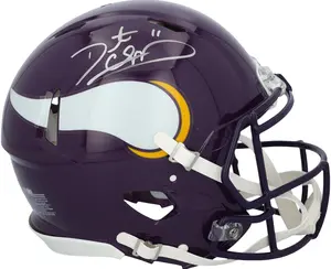 Daunte Culpepper Minnesota Vikings Autographed Riddell 1983-2001 Throwback Speed Authentic Helmet - Fanatics Authentic Certified