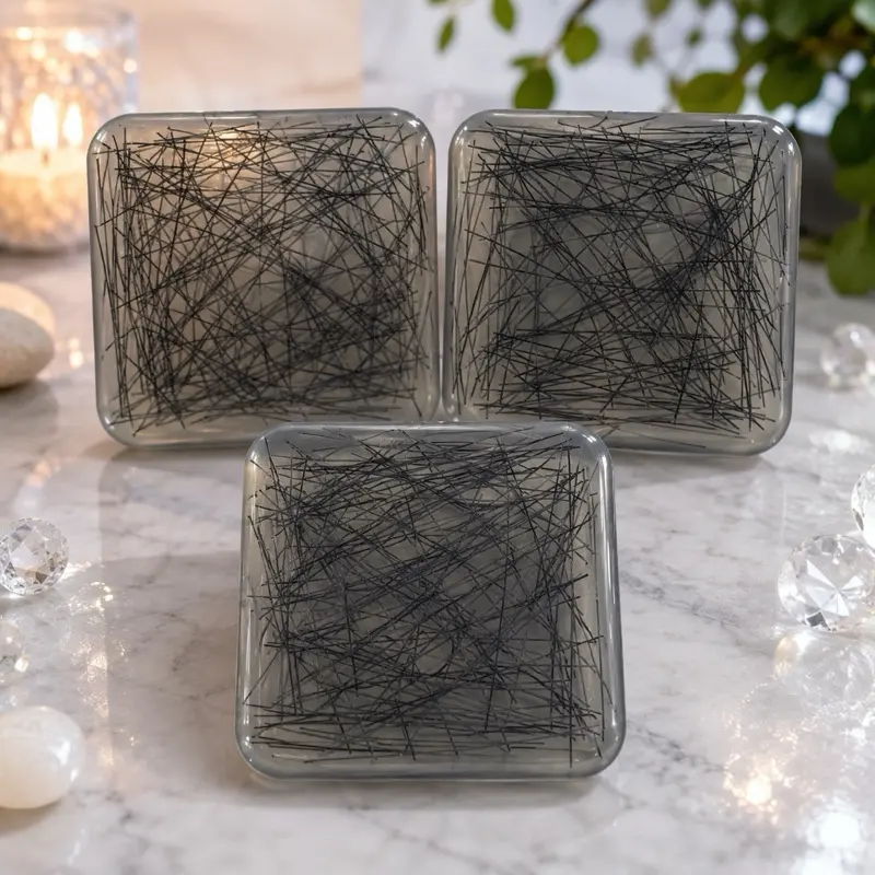 Gray- Trich relief silicone picky pad - 3 pack, 2.5" x 2.5" Textured Fidget Pads for Trichotillomania skin picking ADHD anxiety stress relief Sensory Relaxation