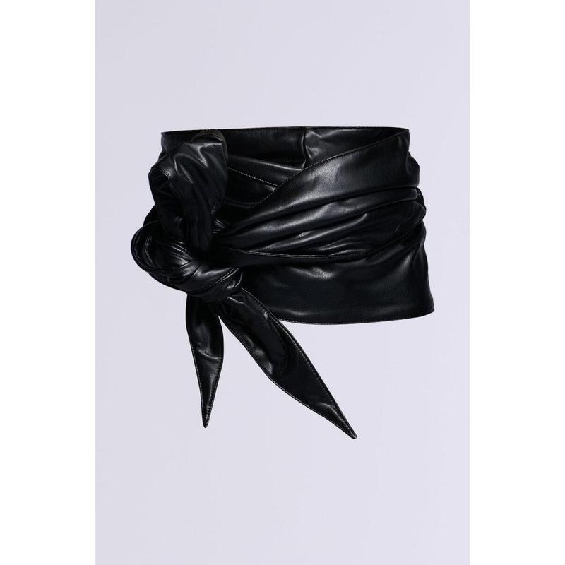 ESSENTIAL WRAP AROUND TIE BLACK BELT