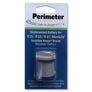 Perimeter Technologies Invisible Fence Compatible R21 and R51 Dog Collar Battery