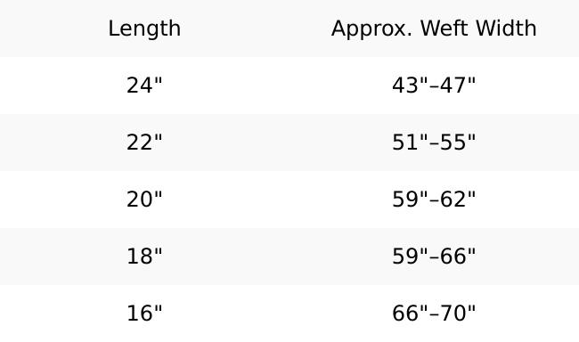 Balayage Off Black (#1B) to Bronde (#15C) 100g Weft - 20”