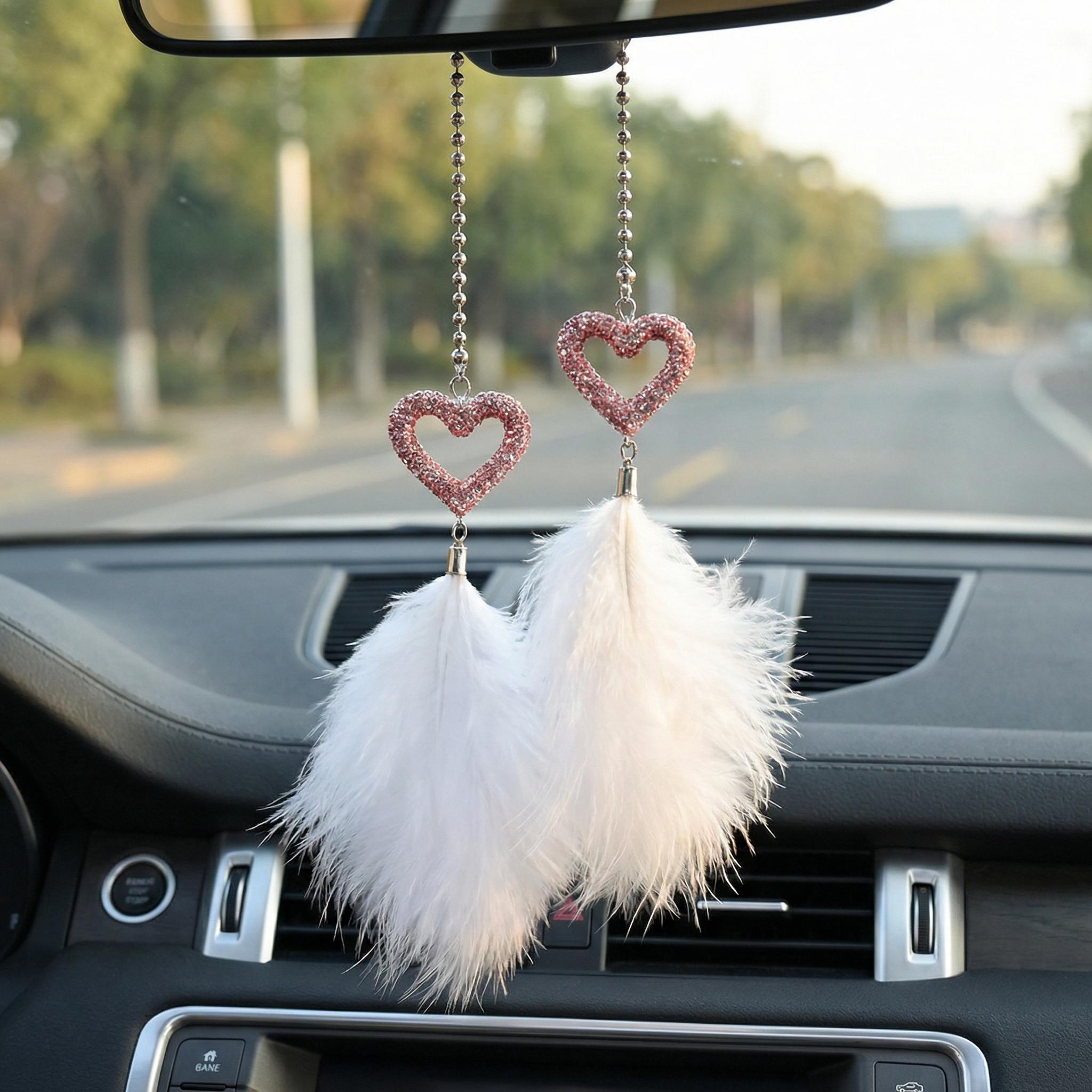 Universal Car Hanging Ornament Interior Decor | Crystal Mirror Pendant & Dashboard Accessory | Holiday Gift Idea for Men & Women | Stylish Charms & Keychain Solar Powered Winter Windshield Defroster sound Custom Fit Nissan All Weather CR-V Floor Liners
