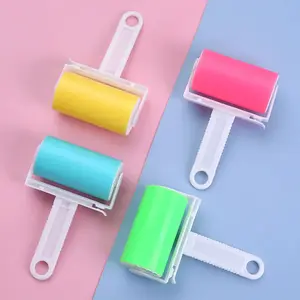 Reusable Sticky Lint Roller for Clothes & Pet Hair | Washable & Portable Household Cleaning Tool