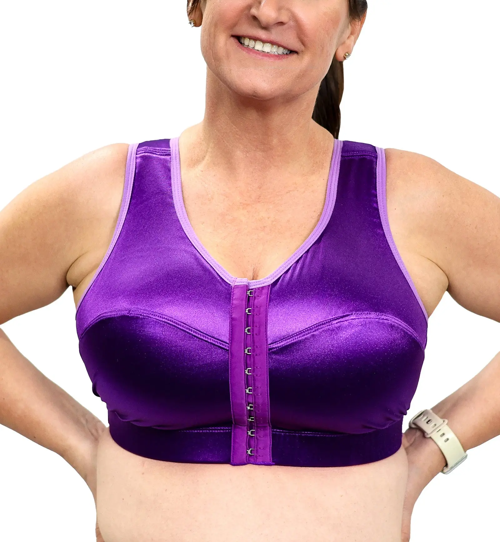 Enell High Impact Sports Bra (100) - Purple Pansy