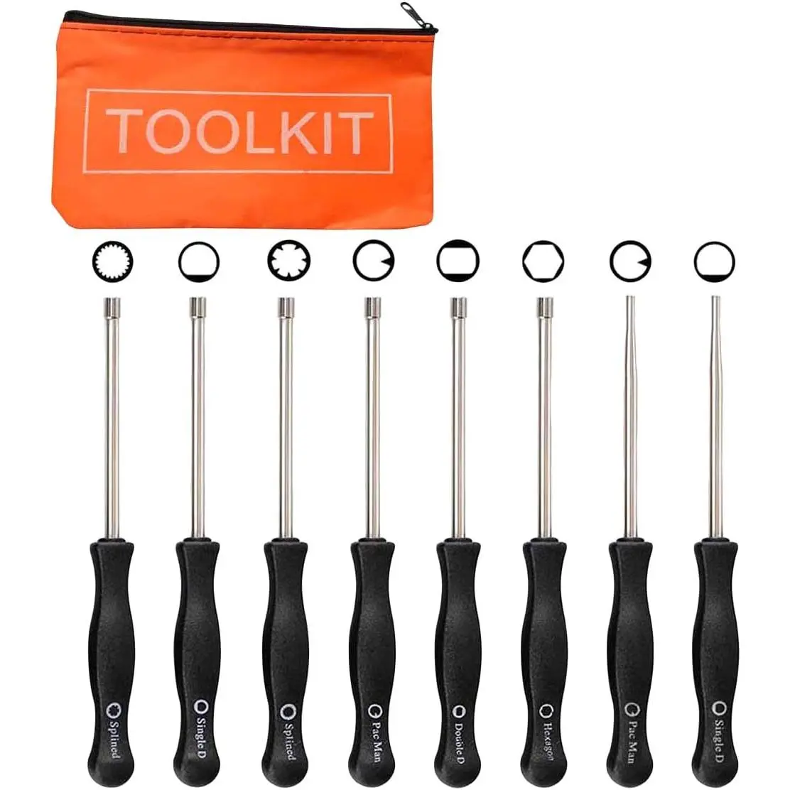 Carburetor Adjustment Tool Kit for 2-Cycle Small Engine Chainsaws & Trimmers Carb Tune-Up - Carb Adjusting Tool Set 8 count