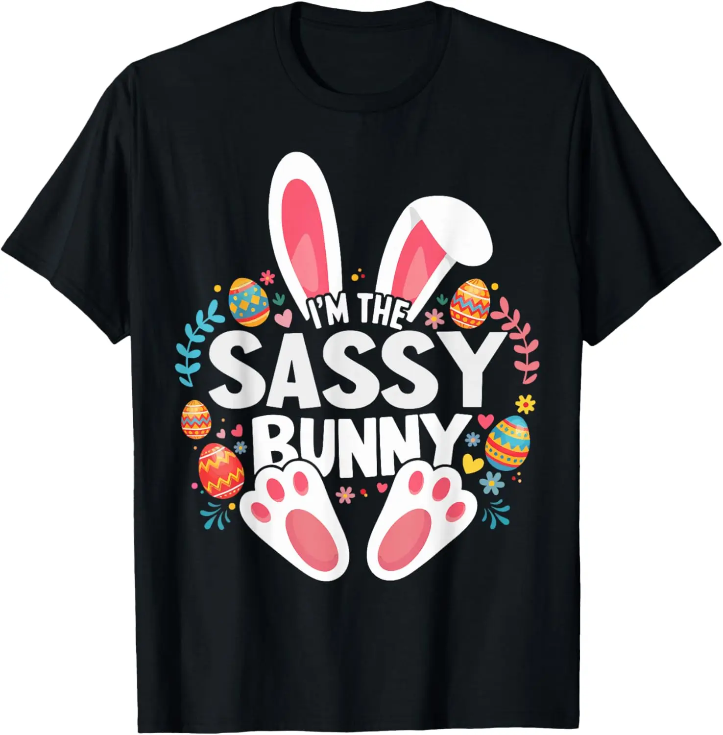 100% cotton Unisex Happy Easter Bunny Easter Egg Hunt Squad Easter s Girls T-Shirt