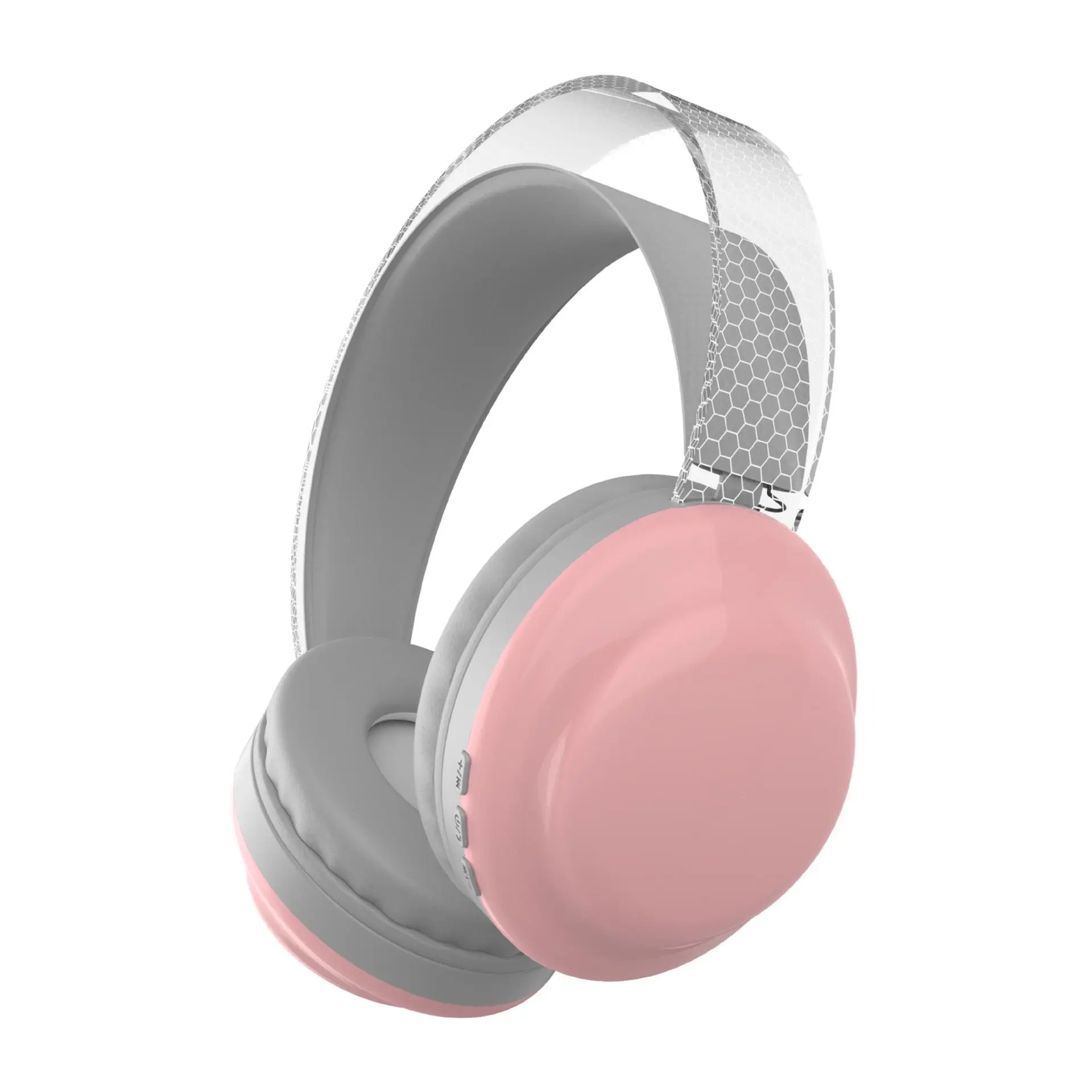Retro Fashion Over-Ear Wireless Headset – Bluetooth 5.3 Rechargeable Headphone with HiFi Sound, Colorful RGB Light, Portable Charging, Noise Cancellation, Water Resistance for Sports (Space Black)