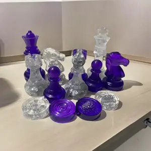 Resin chess or checker set