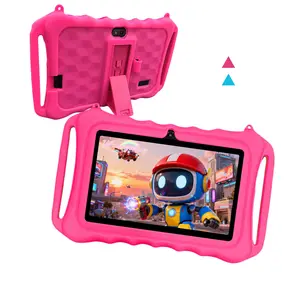 Joyful Gift 7 Inch Educational Tablet with Parental Control and WiFi, Preinstalled Learning Software, Interactive Games, Shockproof Case