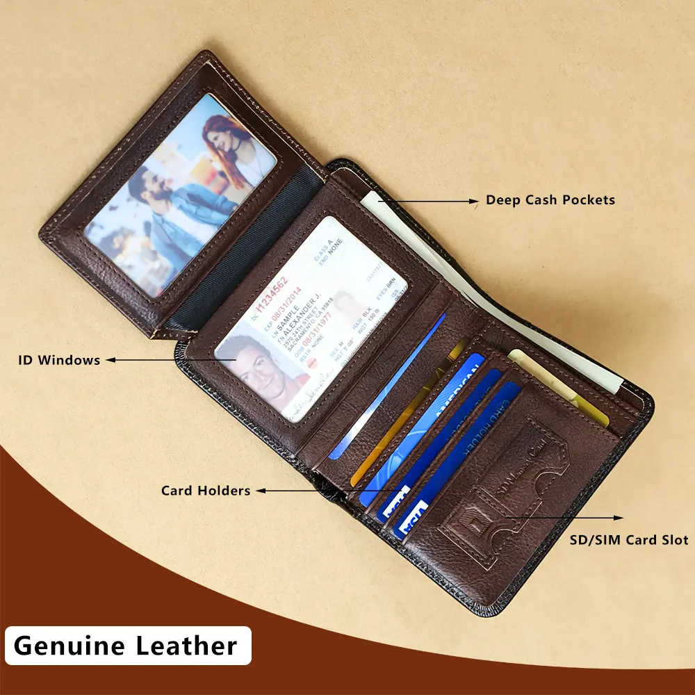 CIEPHIA Genuine Leather Rfid Wallets for Men Vintage Short Multi CIEPHIA Genuine Leather Rfid Wallets for Men Vintage Short Multi
