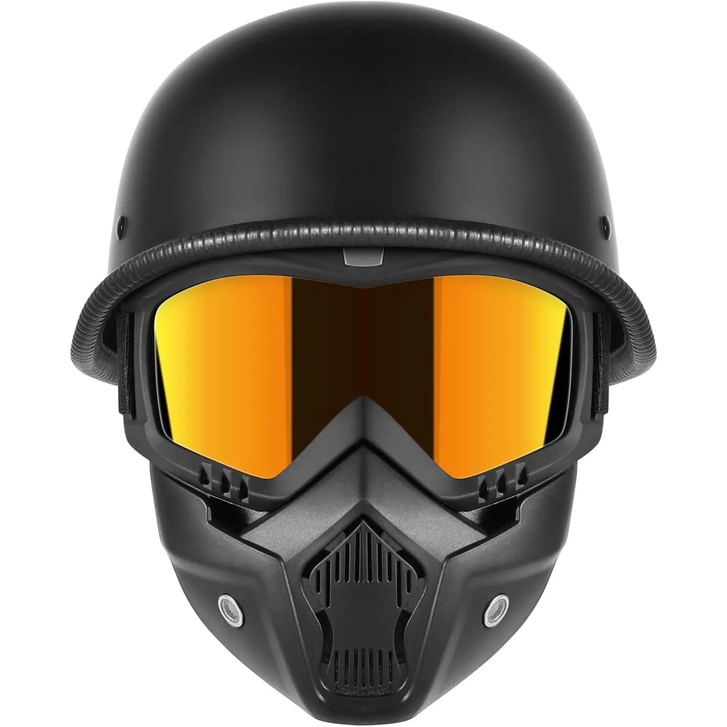 dot motorcycle half helmets Blister Original-Small Low Profile Micro Beanie Helmet 1 1/4 inches Daytona Skull Cap Helmet Gun