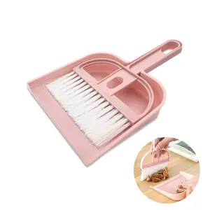 PrimPick Mini Dustpan and Brush Set, Portable Exquisite Pet Waste Cleaning Kit, Hamster Sand Scooper Cage Cleaning Tool, Household Cleaning Tool for Small Pets Guinea Pigs Hedgehogs Hamsters Chinchillas Rabbits