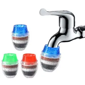 1pc New Home Tap Water Faucet Filter Purifier Multi-Layer Silt Strainer Clarifier Cleaner Device Saving Home Kitchen Bathroom Accessories