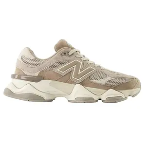 New Balance 9060 Arid Stone Mushroom Brown Mens Unisex Chunky Sneaker U9060ERC Authentic Running Training Cream Suede Mesh Closed Round Toe Shoe for Women