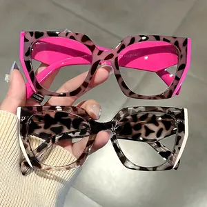 Inspired Blue Light Blocking Cat Eye Glasses for Women - Retro Square Frame, Fashionable Eye Protection