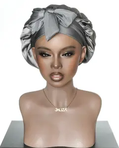 100% Pure Mulberry Silk Sleep Bonnet – Double-Layer & Reversible Design