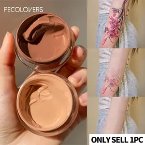 1pc 6-Shade Concealer Jar, High-Coverage, Highly Pigmented Makeup & Moisturizing, Long-Lasting Wear for A Smooth Complexion, Ideal for Correcting Skin Imperfections, Suitable for All Skin Types