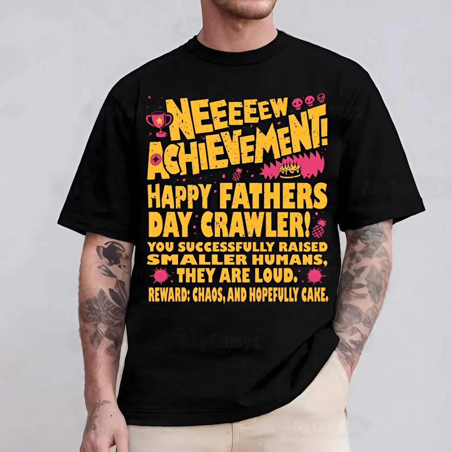 Dungeon Crawler Carl Fathers Day Unisex Shirt, Dad Achievement Tee, DCC Fan Shirts, Funny LitRPG Dad Gift, Booktok tee, Street Style Outfit, Menswear Clothing, Clothing for men, Gift for Boyfriend, Best Gift for Father dayShirt