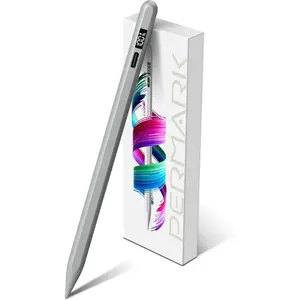 Stylus Pen for iPad 2025-2018 with LED Power Display, 15Mins  Charge,Tilt Sensitivity Pencil for iPad 10/9/8/7/6th,11th A16,Air 11/13 M2/M3,Pro 11/13 M4,Pro 12.9",Air 5/4/3,Mini 7/6/5 (Dark Gray)
