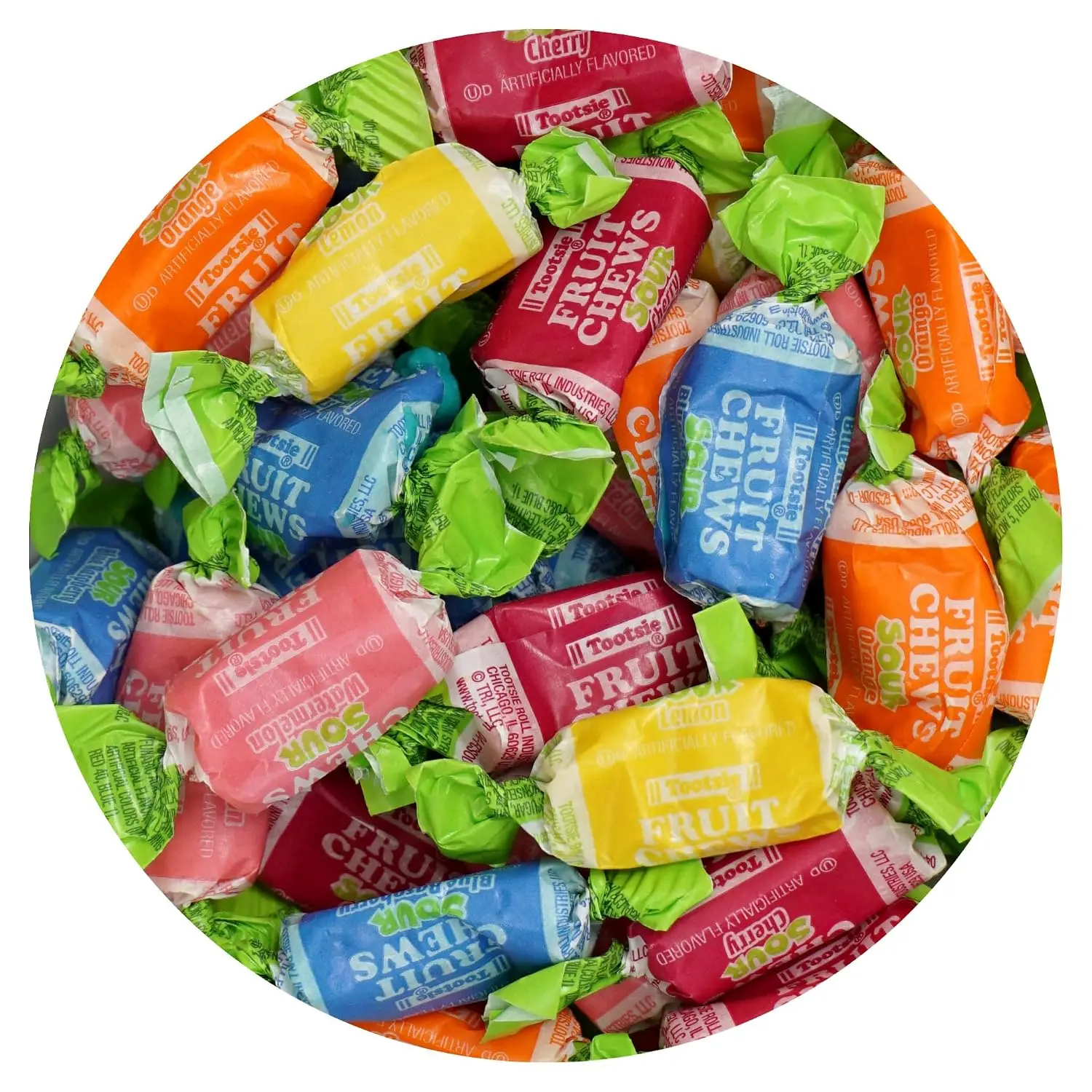 Tootsie Roll Midgees, 2lb Bulk Bag (Approx. 140 Pieces), Mini Chewy Candy, Individually Wrapped Bulk Candy, Chocolate Candy, The Hampton Popcorn & Candy Company