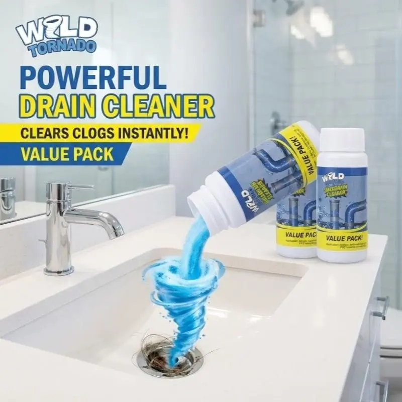 Powerful Drain Cleaner, Strongly Dissolves Kitchen Grease, Toilet Plunger, Sink Clog Removal, Soap Scum Remover, Bathroom Ventilation Enhancer, Drain Unclogger, Powerful Cleaning Solution