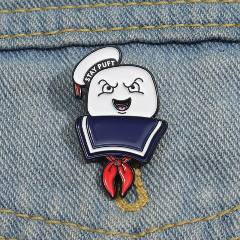 Cartoon Ghost Design Brooch, Cute Ghost Brooch, Fashion Accessories for Women & Men, Brooch Pins, Enamel Pin, Lapel Pin, Alloy Brooch Pin Suitable for Backpacks, Jeans, Scarves, Hats Decoration, Hat Clip