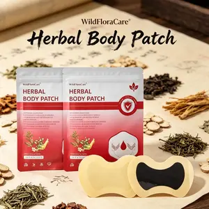 WildFloraCare Gentle Ginseng Herbal Patch 10 Days Daily Use - Deep Relief Navel Stickers with Pure Plant Essence for All Night Comfort
