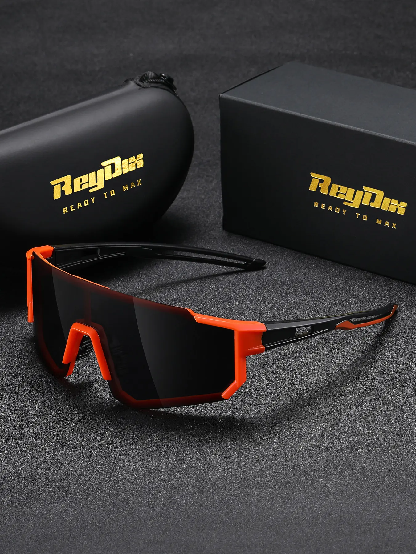 Reydix Unisex High-End Craft Colorful Sunglasses, Outdoor Adventure Windproof Fashion Sports Travel Sun Glasses Uv400 Protection Sunglasses For Sports