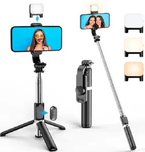 Portable 41 Inch Selfie Stick Phone Tripod with Wireless Remote Accessories Android