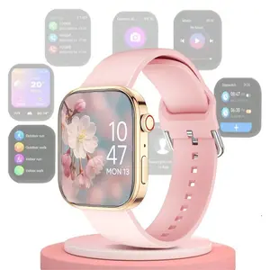 New Fashion Smart Watch, Large HD Screen, Music Control, Water Reminder, Compatible with iOS & Android, Holiday Gift Essential