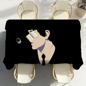 Singer Bassist P-Paul McCartneyS Table Cloth Home Party Picnic Dining Room Kitchen Desktop Patios Stain-Proof Waterproof Dust-proof Decorative Table Cloth Protects Surfaces While Enhancing Room Ambiance Available in Multiple Sizes Easy to Wipe Clean