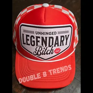 Legendary B*tch Flying S Checkered Hat