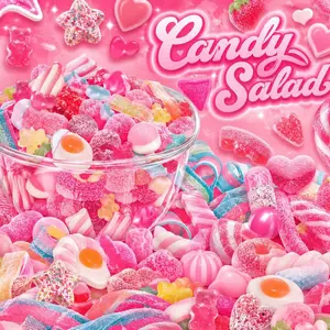 Sweet & Crunchy Trash Candy Salad Mix, Fun Snack for Casual Munching