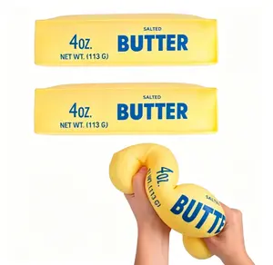 New ultra-soft, slow-rebound butter stick stress-relieving squeeze toy - astress-relieving toy that mimics realfood models, unique and fun