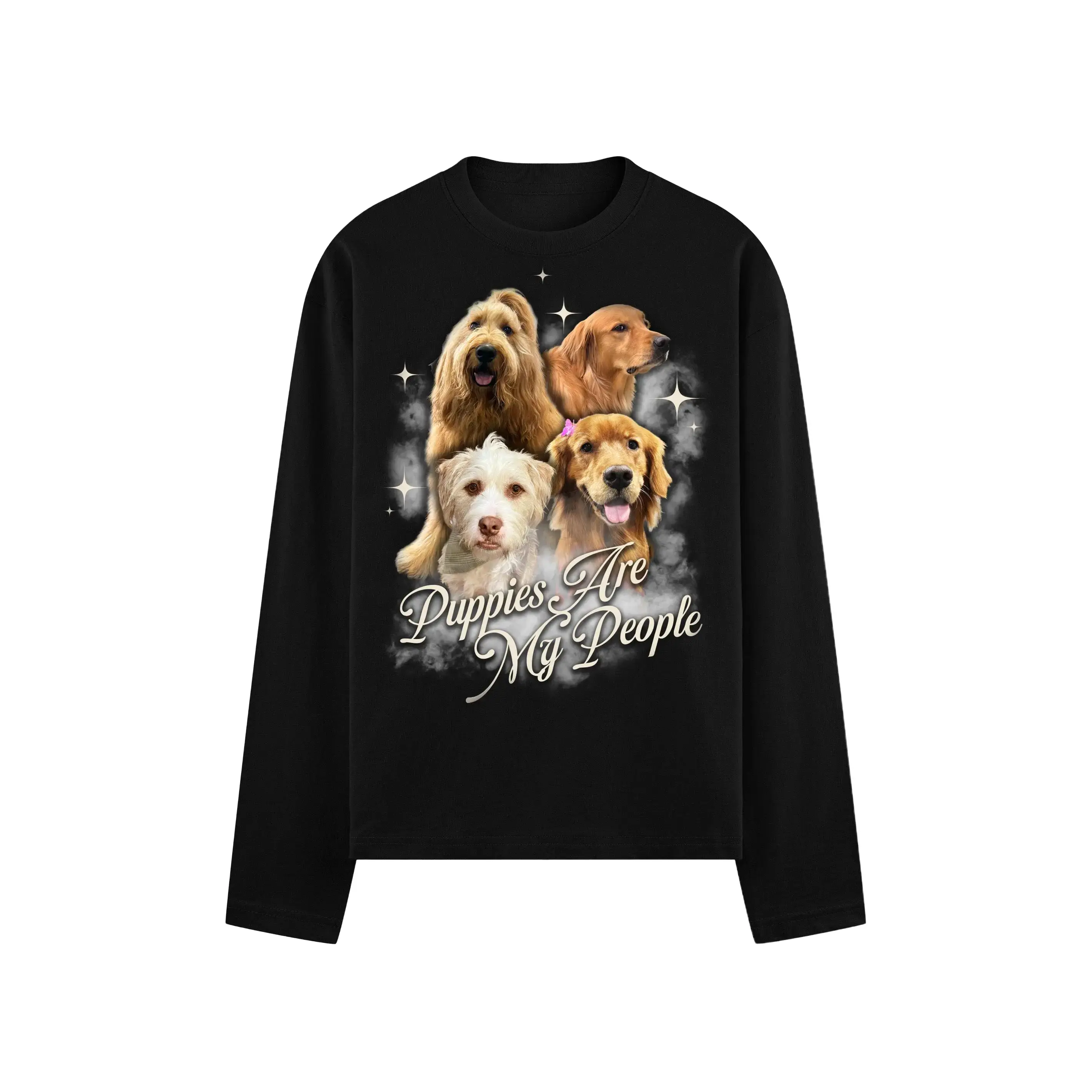 Brodie And Teddie - Black Long Sleeve Tee TT