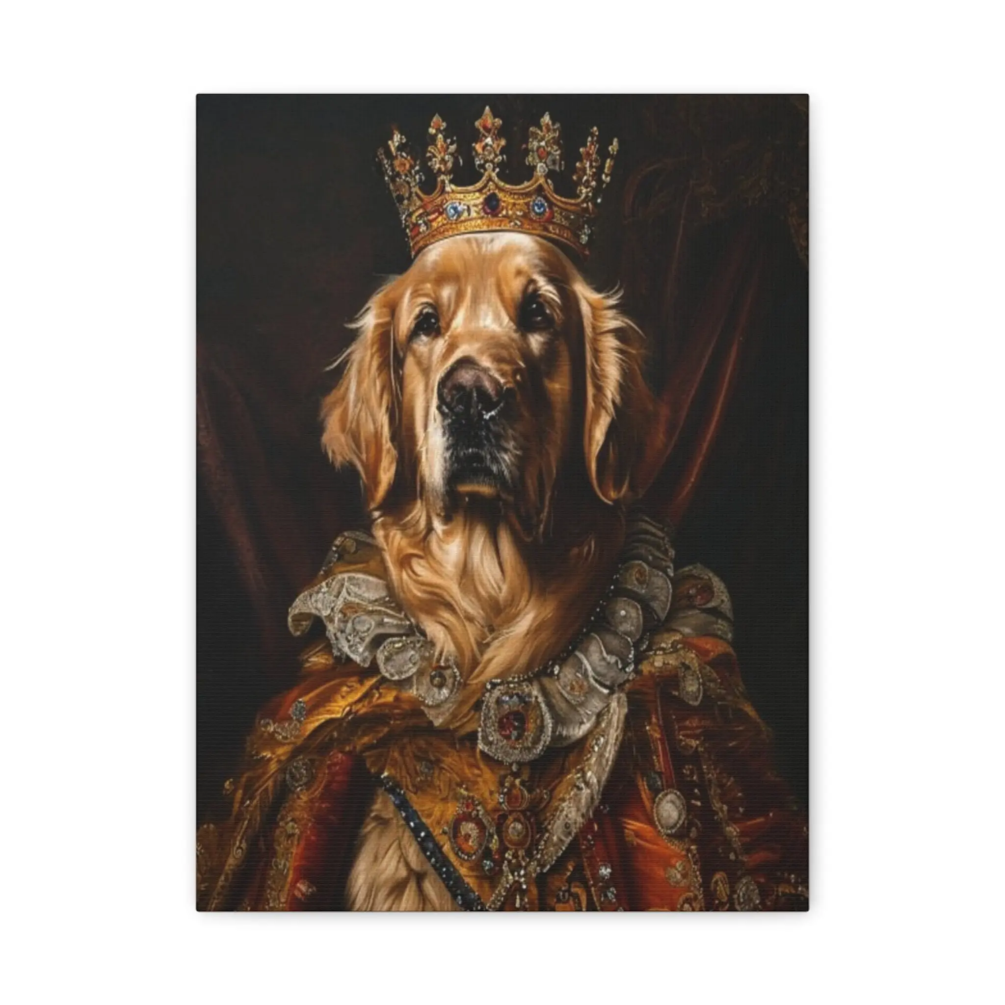 Custom Pet Portrait Canvas | Personalized from Your Photo