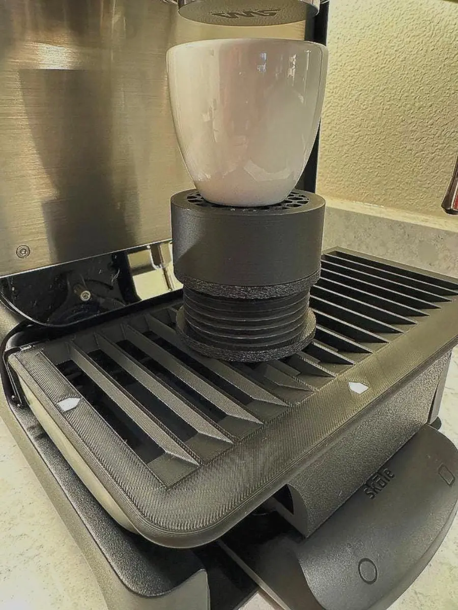 Adjustable Espresso Cup Riser