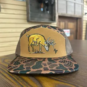 Making A Scrape 7 Panel Hat - Duck Camo