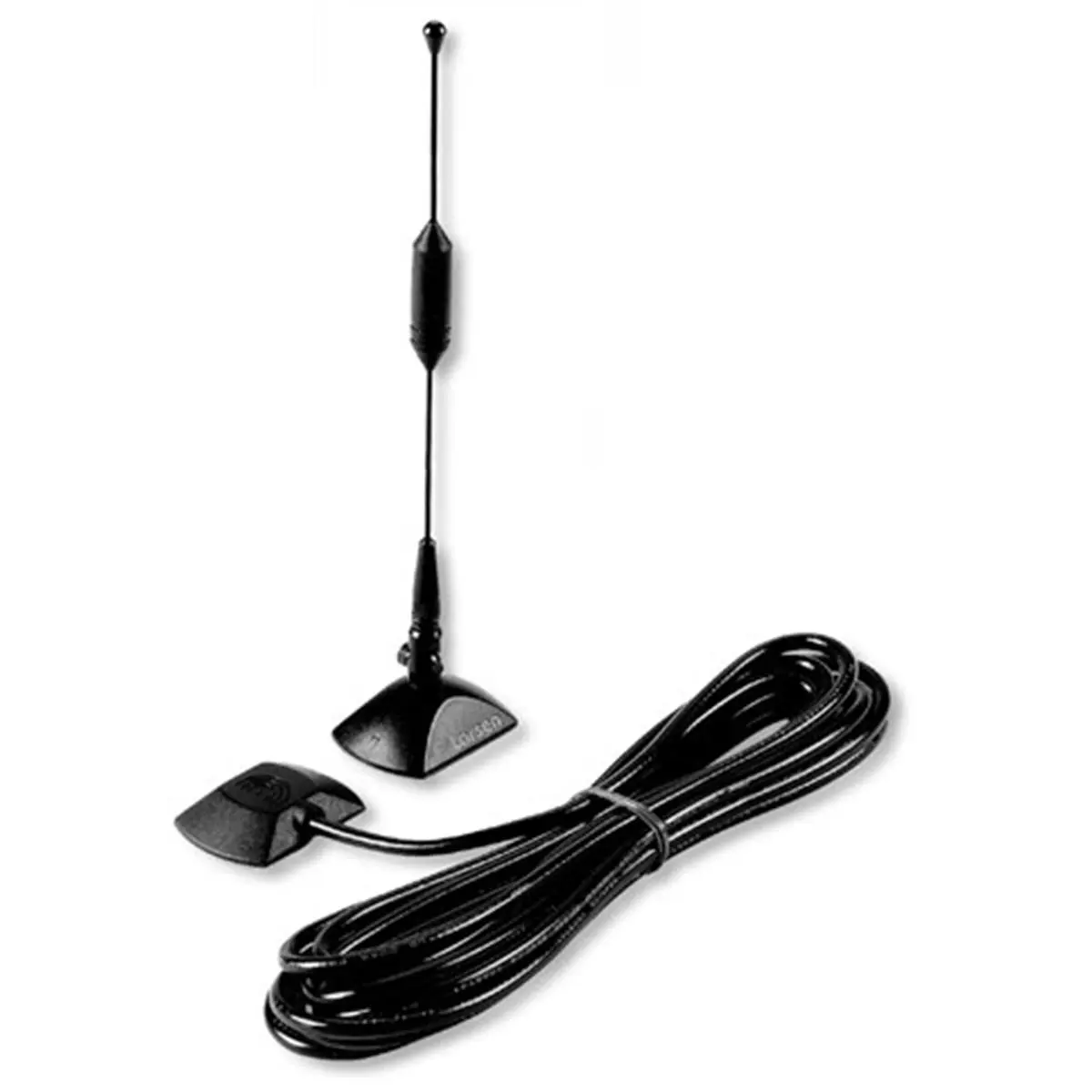 212 MAIN 12-Inch High-Gain Whip-Shape On-Glass Enc Cellular Antenna Complete Kit - 3dBi Gain, 806-896Mhz, 60W, VSWR 1.5:1 or Less, Kulglass Glass Mount, 14' RG-58/U Dual Shield Cable, MPL, Mount, Boating & Car Auto Parts All-Inclusive Set, 3Dbd Gain, 60 W
