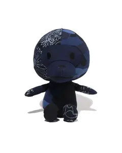Bape Baby Milo Patchwork Plush Doll Navy