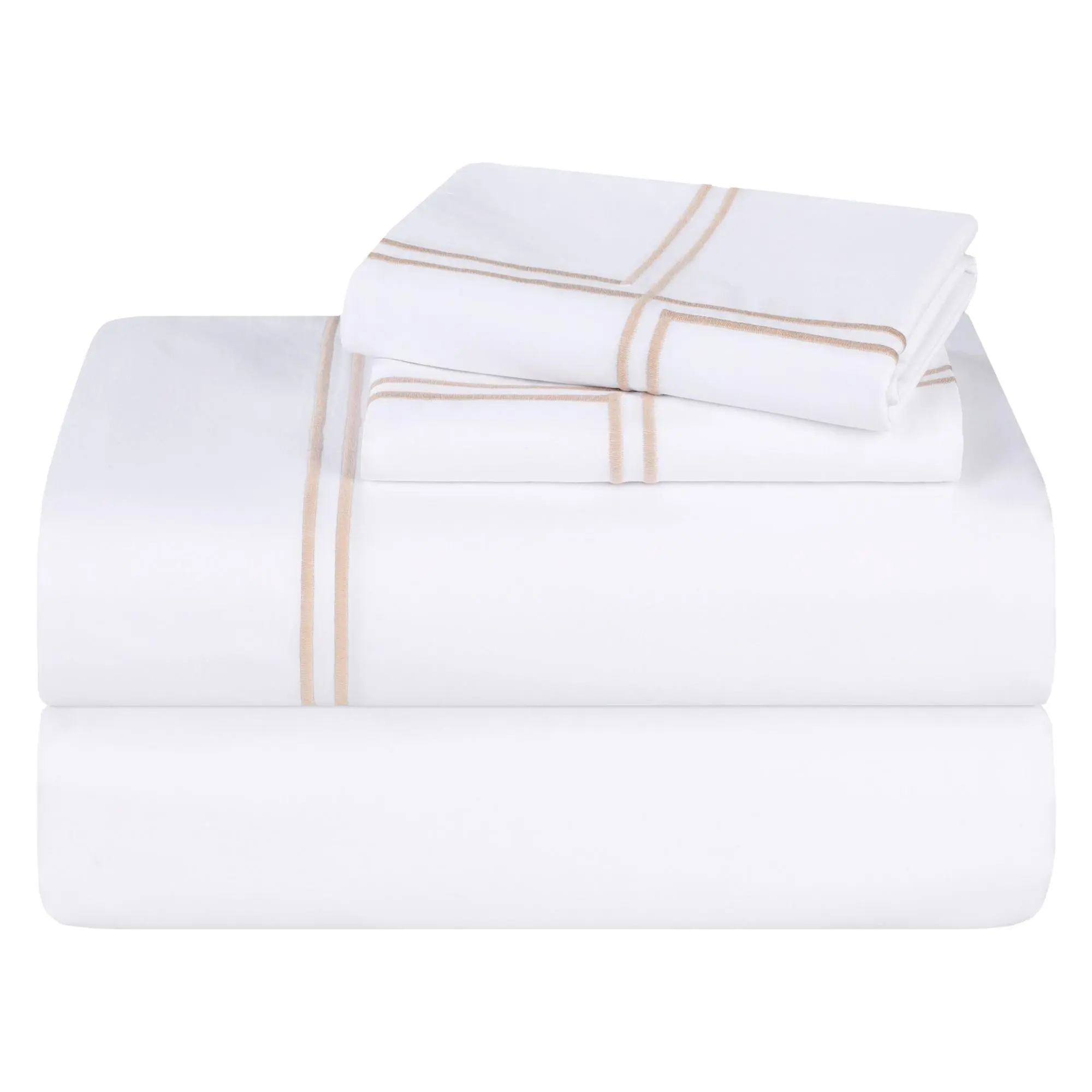 Superior Spring Blooms Cotton Embroidered SheetSet-Queen