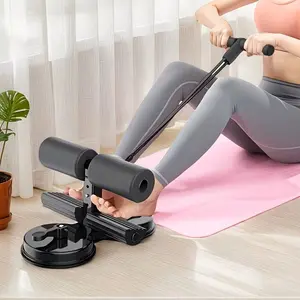 1PC Adjustable Sit-Up Assistant for Home Fitness Equipment, Adjustable Ab Machine, Featuring Non-Slip Suction Cups And Abdominal Straps Suitable for Home Workouts, Office Use