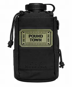 Pound Town Ticket One Way Funny Morale Patch 3” Hook & Loop Back for Hats Jackets Tactical Vests Plate Carriers EDC Gear & Humor Patch Collectors