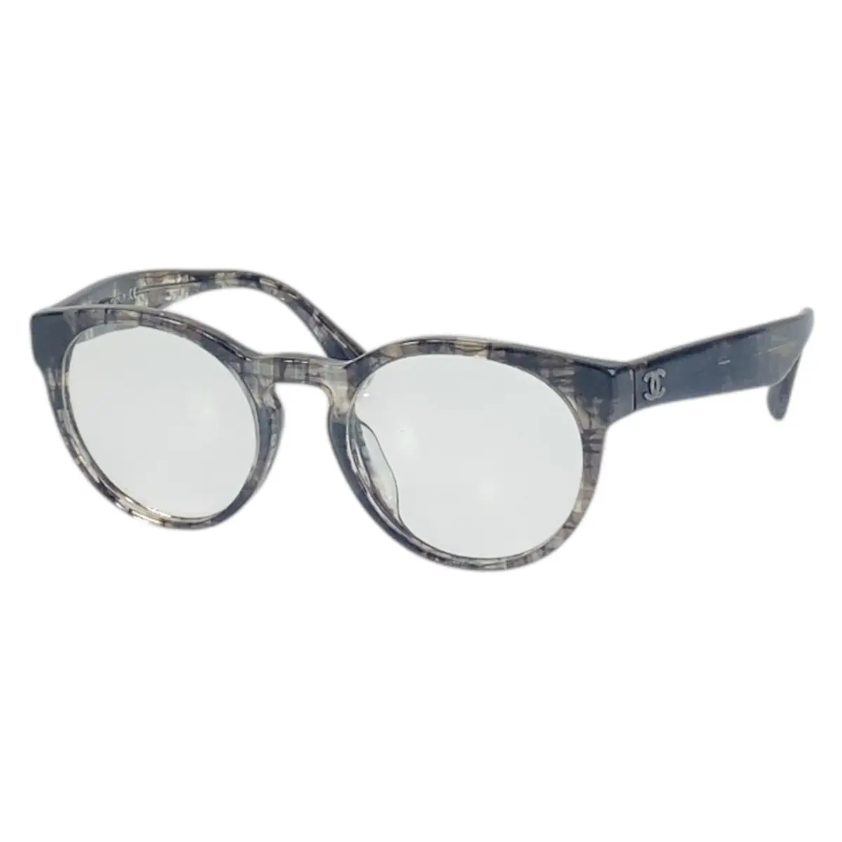 Pre-owned CHANEL Plastic Small Leather Goods Coco Mark Sunglasses