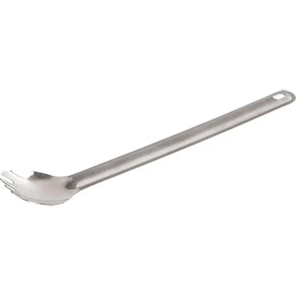 Olicamp 328128 Long Handle Titanium Spork, Outdoor Tableware Cutlery for Noodle Eating
