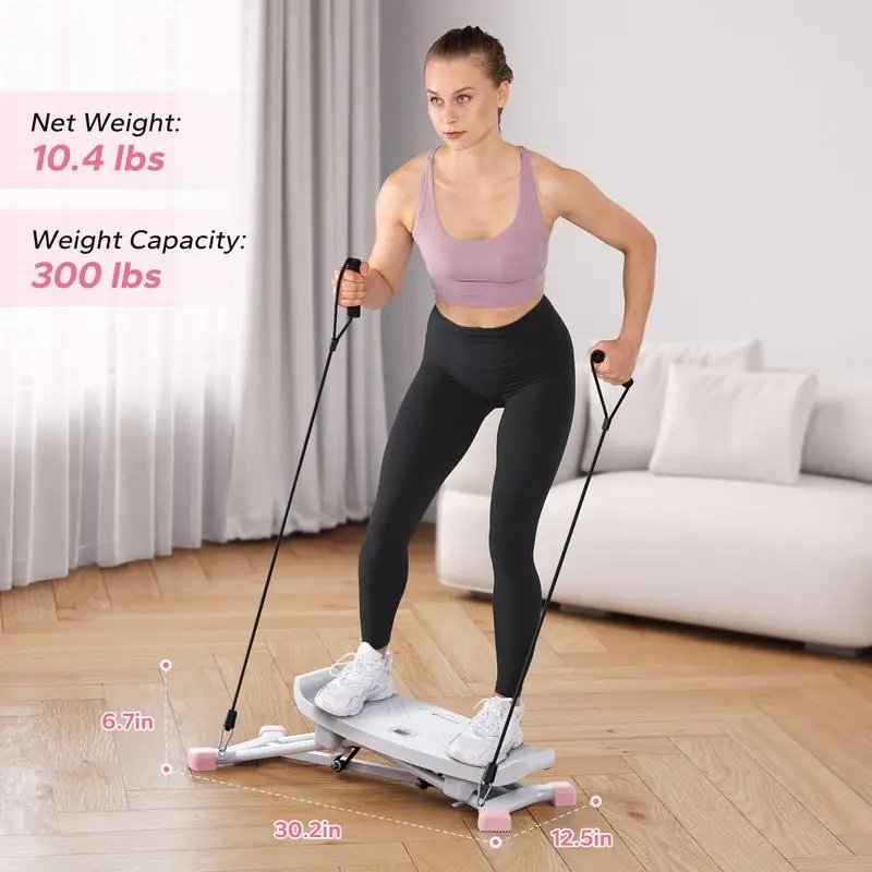 MERACH Balancing Machine, Leg Exercise Low Impact Plyometric Training Fun Cardio Trainer Full Body Aerobic Exercise Equipment