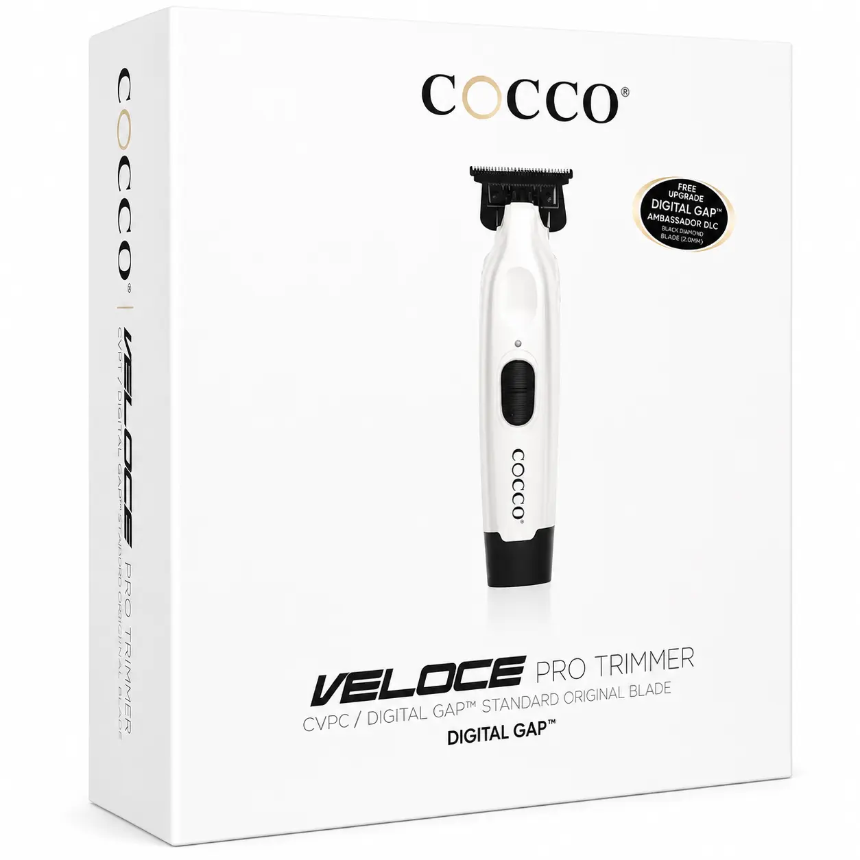 Cocco Veloce Pro Trimmer – Pearl White (CVPT‑PEARL‑WHITE) | Dual Voltage