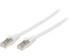 C2G 00927 Cat6 Cable - Snagless Shielded Ethernet Network Patch Cable, White (20 Feet, 6.09 Meters)