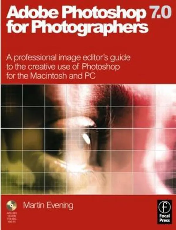 Used Adobe Photoshop 7.0 for Photographers Book - 1st Edition, Martin Evening, Paperback, English - Digital Imaging, Image Editing Tutorials & Techniques for Windows