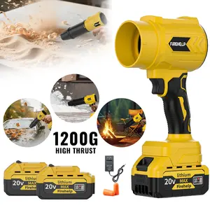 DateSea 1200G [MothersDayGift] Turbo JetBlower,Leaf Blower, Violent Turbo Fan, Pure CopperMotor,Car Drying After Wash, Handheld SnowBlower,Cordless Turbo Power Air Duster, HomeImprove,Garden Mainte Holiday gifts Compressed